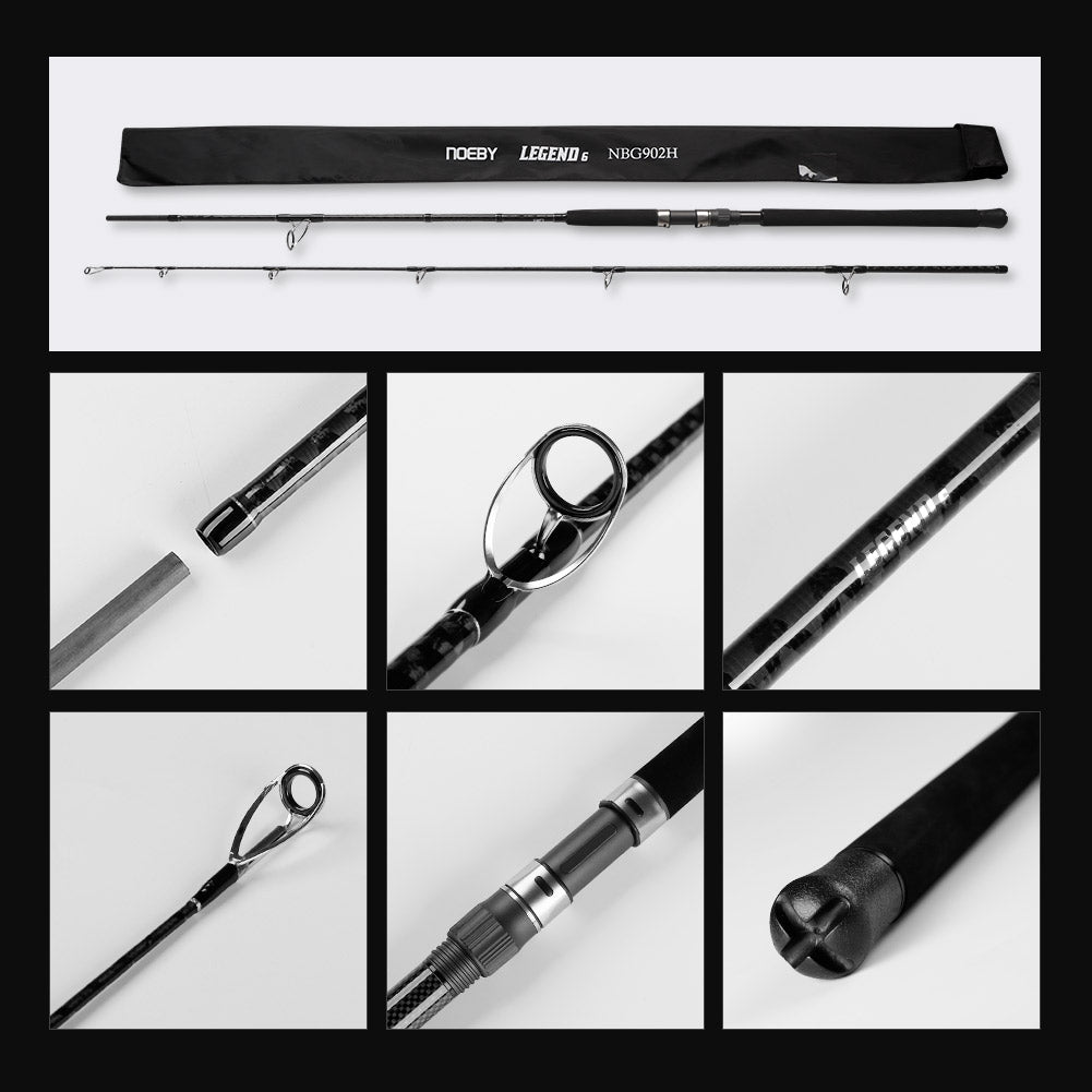 NOEBY Legend 6 Shore Heavy Game Spinning Rod - Fishing Ceylon 