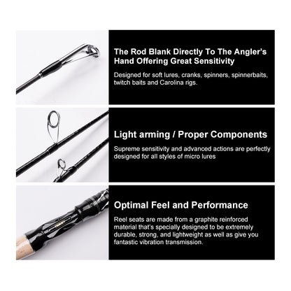 NOEBY Leisure K7 Medium Game Spinning Rod - Fishing Ceylon 