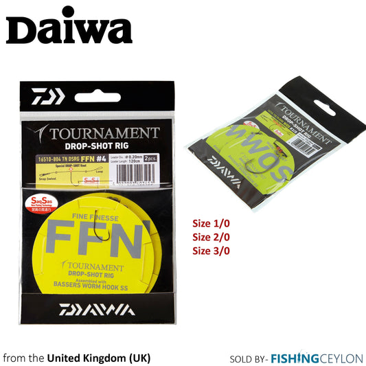 Daiwa Drop Shot Rig WOS Fishing Ceylon 