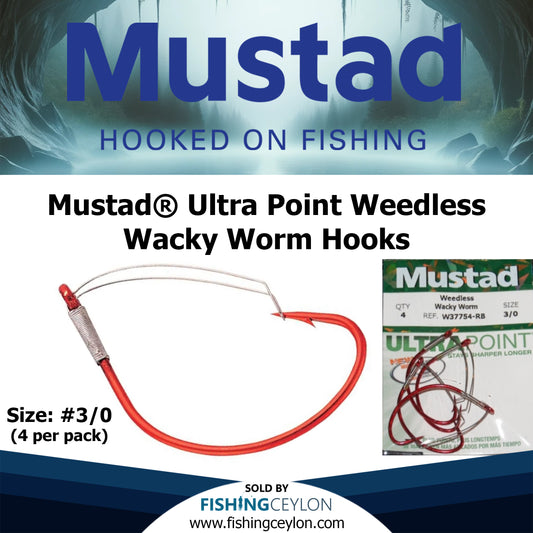 Mustad® Ultra Point Weedless Wacky Worm Hooks