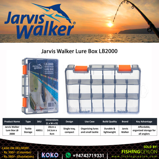 Jarvis Walker Lure Box (LB2000) - Fishing Ceylon 