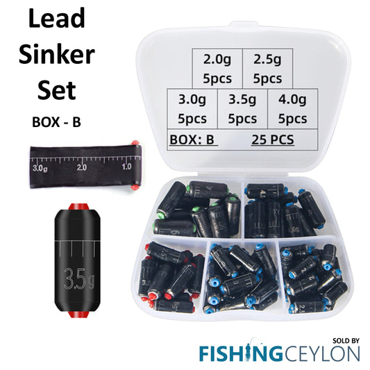 Lead Sinker Set Fishing Ceylon 