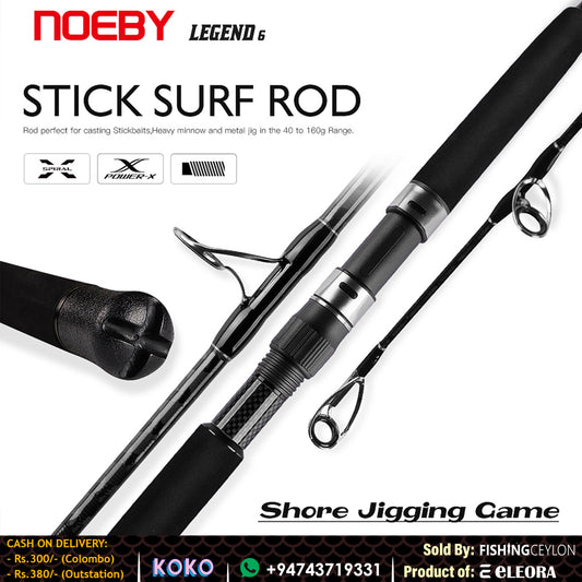 NOEBY Legend 6 Shore Heavy Game Spinning Rod - Fishing Ceylon 