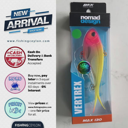 NOMAD DESIGN Vertrex MAX 130 Vibe (65g)