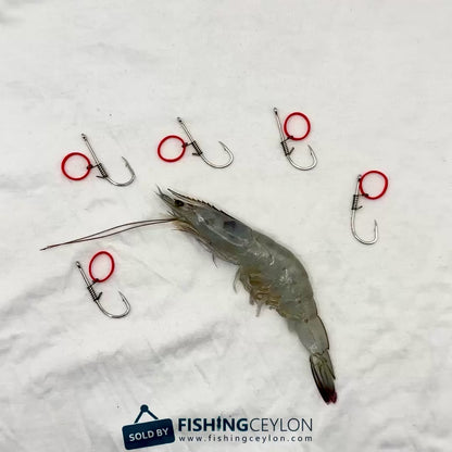 Live Shrimp Hooks - 2X Barb Hooks (#2)